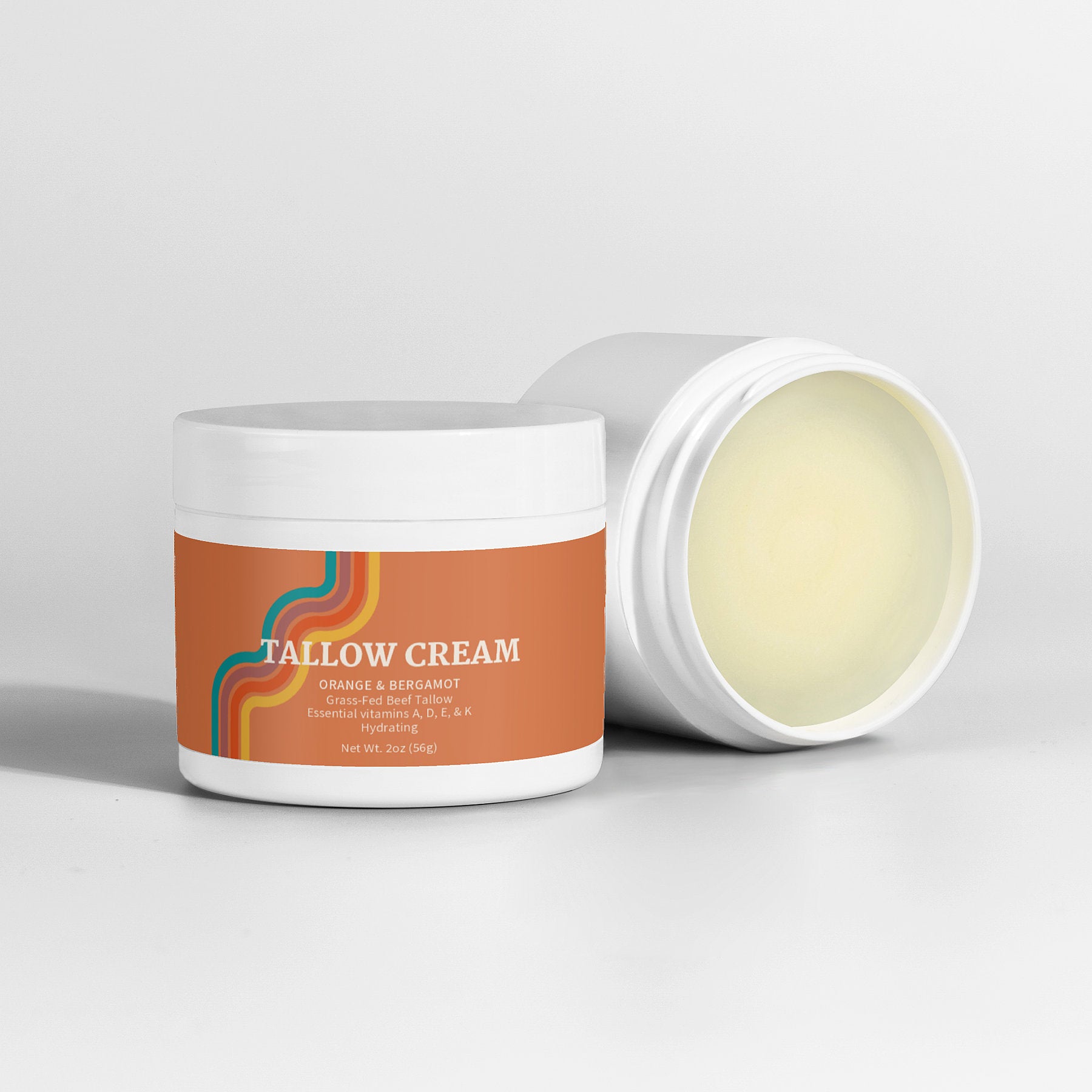 Grass-Fed Beef Tallow Cream | Orange & Bergamot