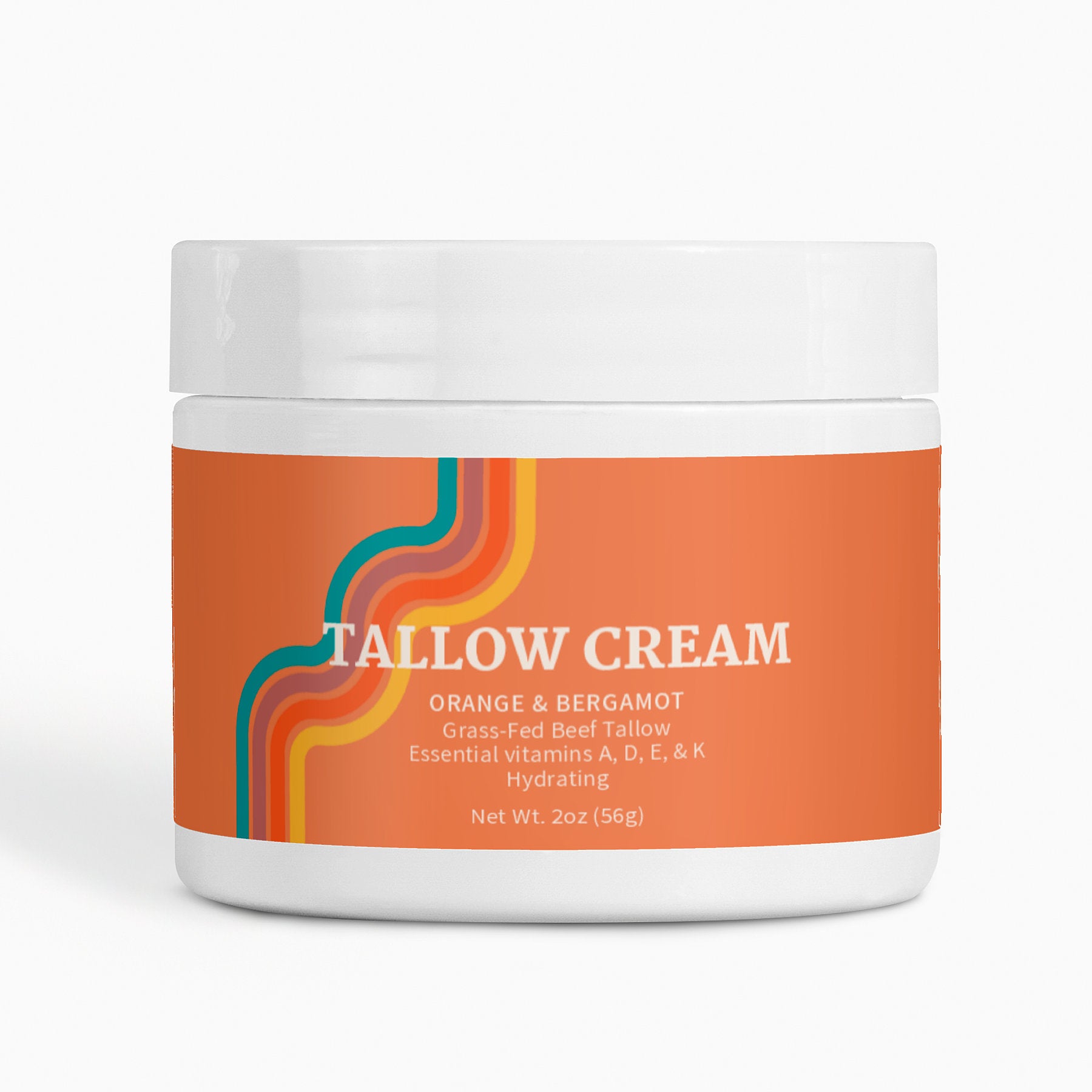 Grass-Fed Beef Tallow Cream | Orange & Bergamot